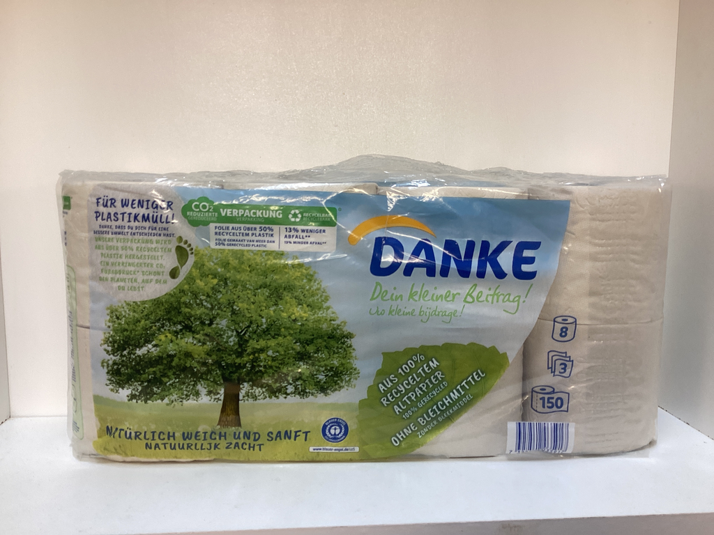 Papier toilette Danke (8p)