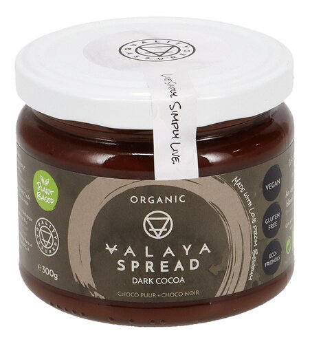 Pâte à tartiner pur chocolat noir 300g valaya