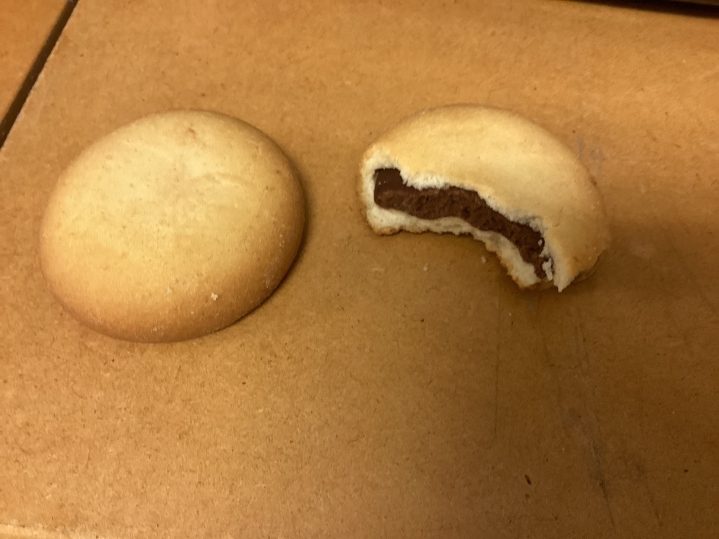 Biscuit cœur choco noisettes