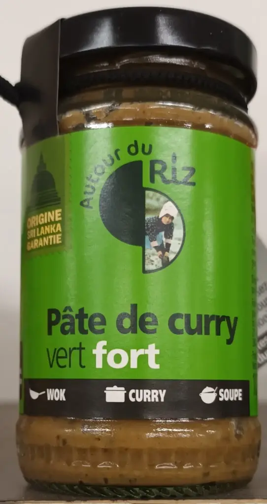 Pâte de curry vert fort 100g AUTOUR DU RIZ