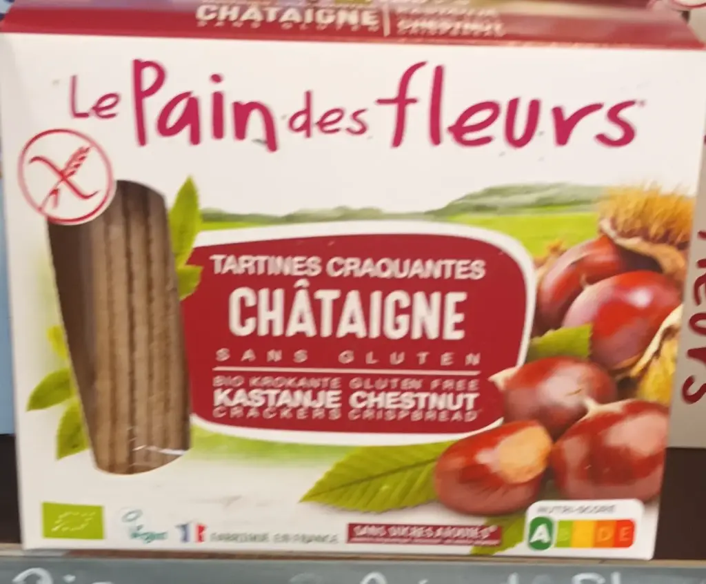 LES PAINS DES FLEURS châtaigne 300g