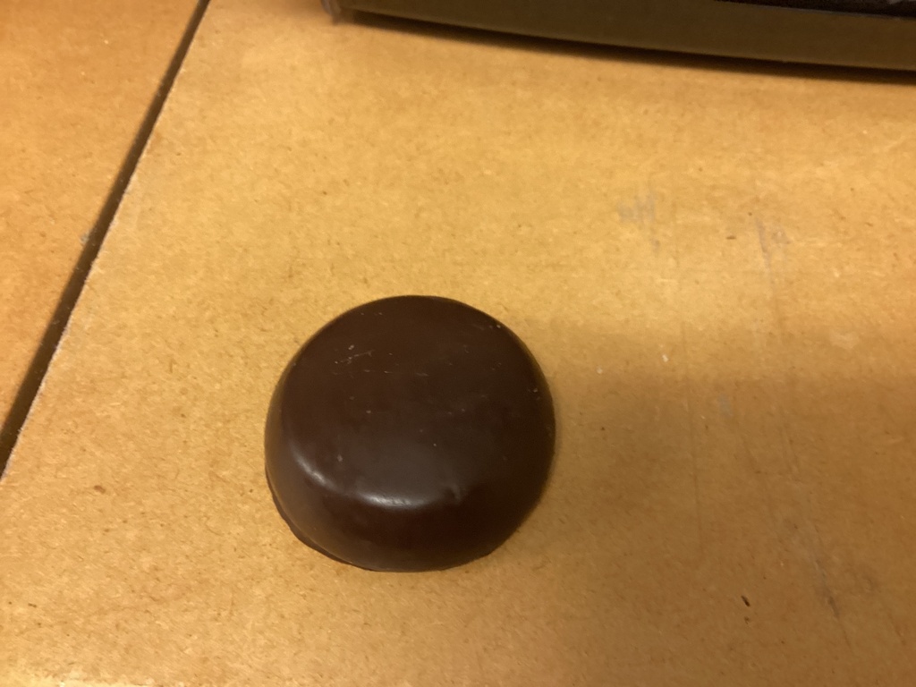 belledonne Biscuit cœur orange chocolat noir