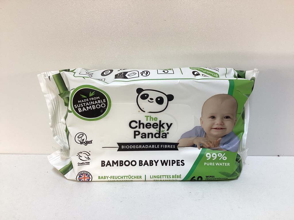 Lingettes bébé (bambou naturel) PANDA