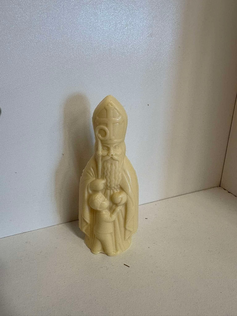 Moyen Saint Nicolas chocolat blanc