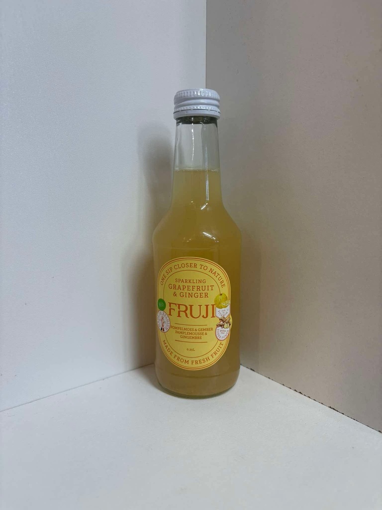 Jus de pamplemousse et gingembre fruji
