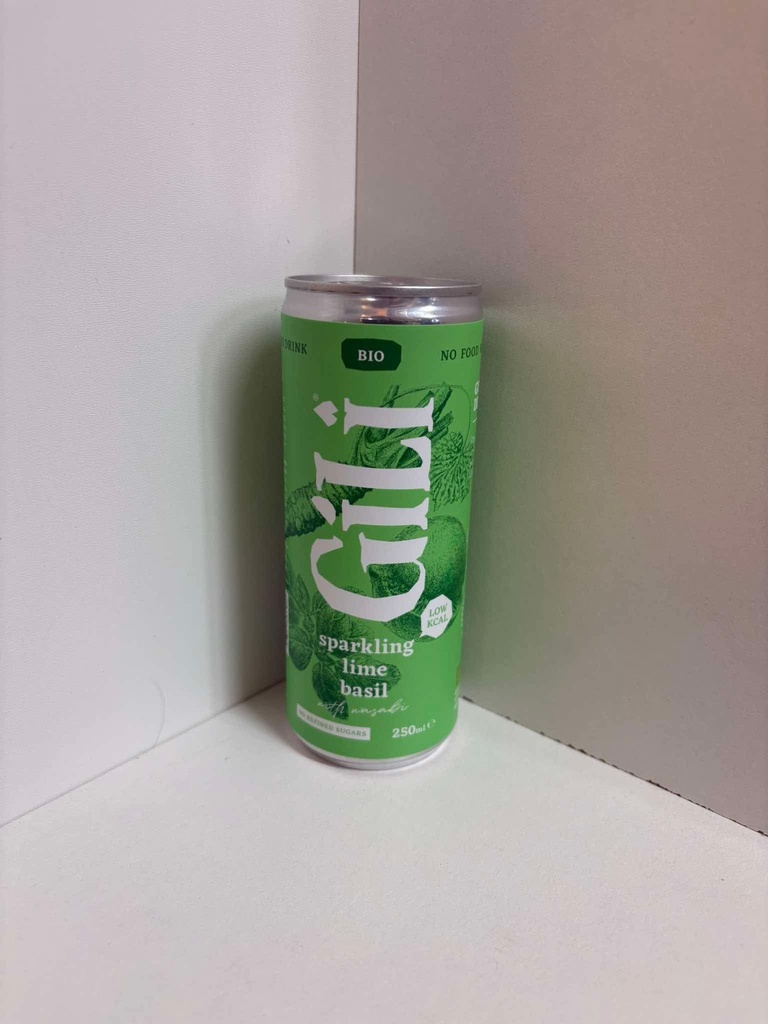 Limonade gingembre, basilic et wasabi 20cl gili