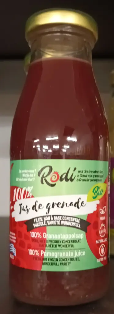 Jus de grenade 250 ml (100% pur jus)
