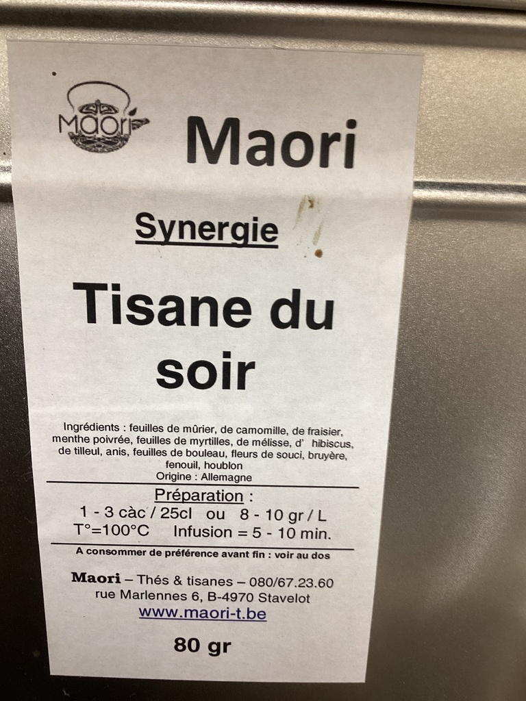 maori tisane du soir