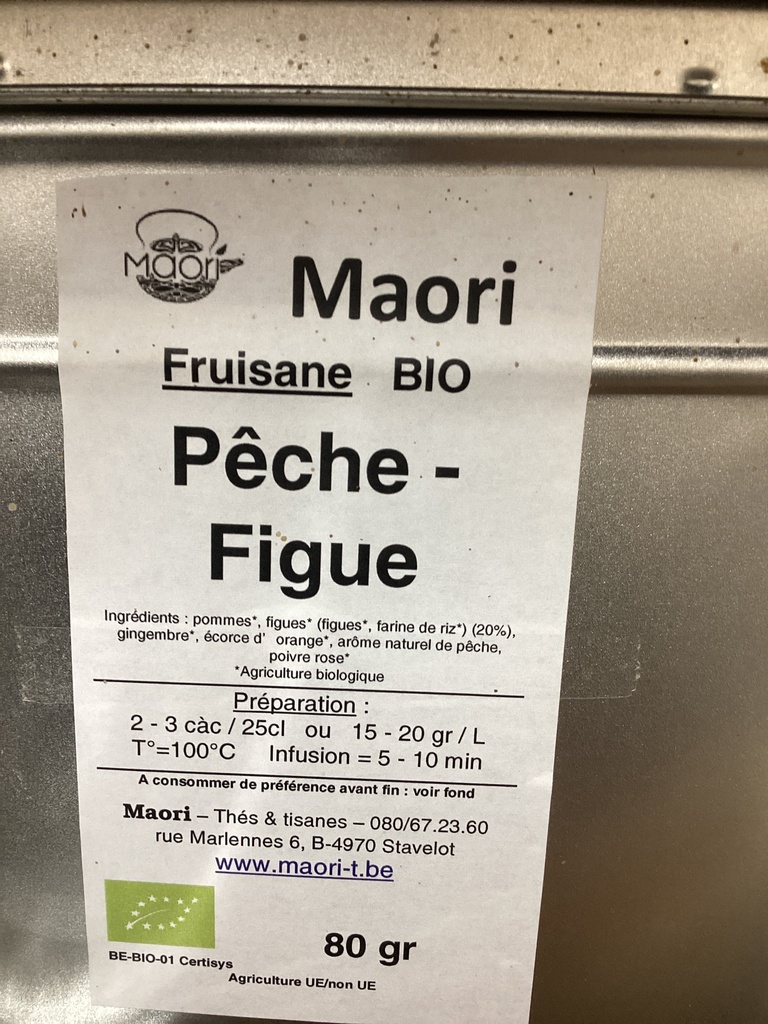 Fruisane bio pêche figue maori
