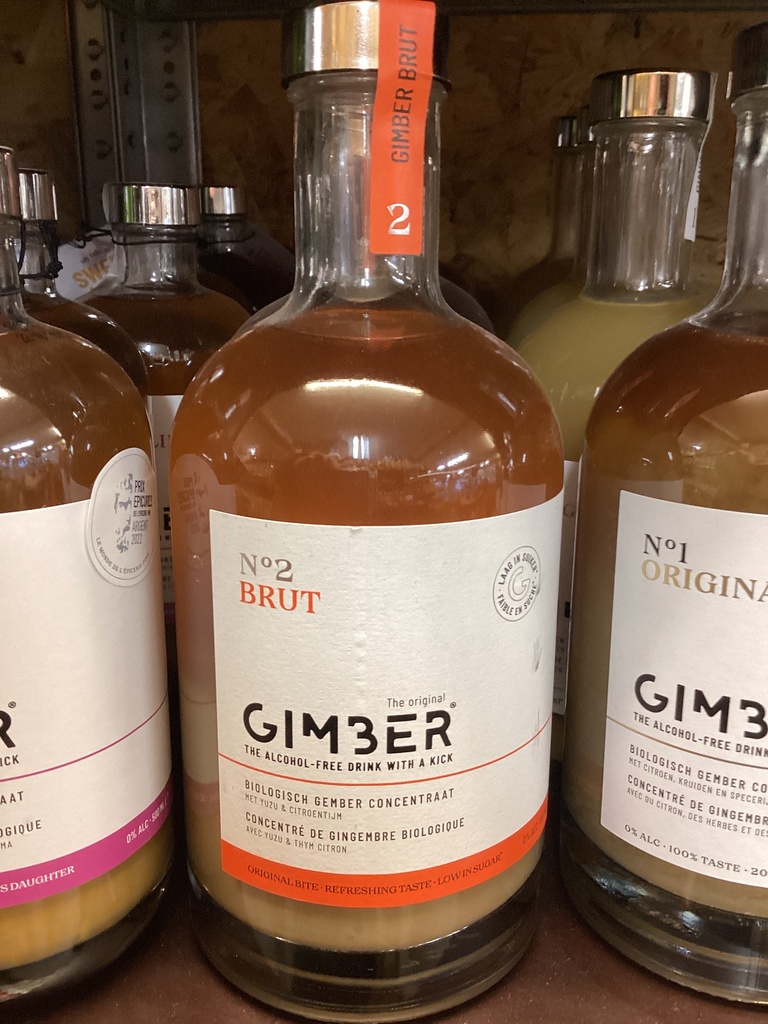 Sirop de gingembre brut (yuzu et thym citron) 700ml