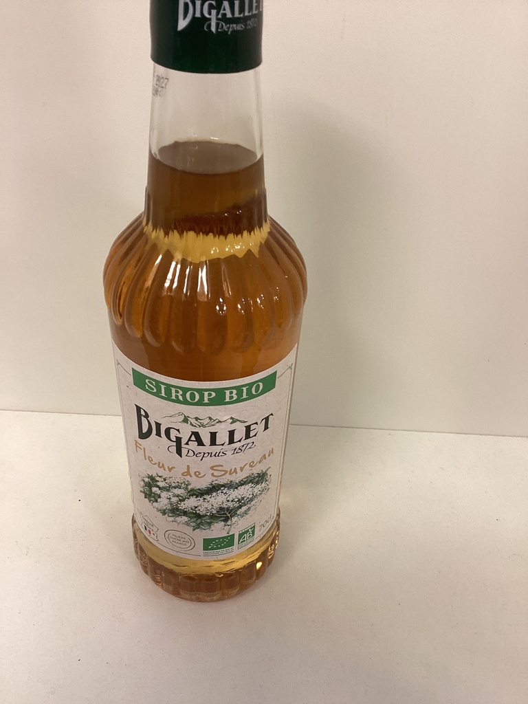 Sirop fleur de sureau 70cl bigalet