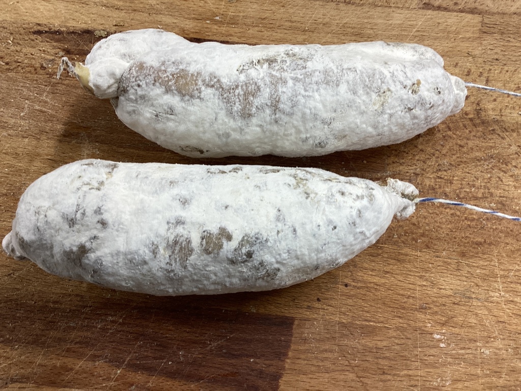 Saucisson séché de Savoie noisettes