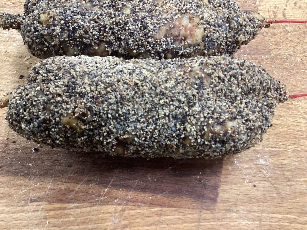 Saucisson séché de Savoie poivre