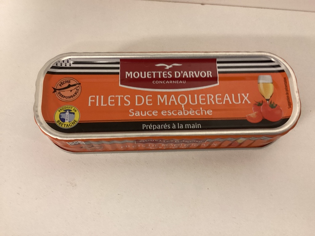 Filets de maquereaux sauce escabèche