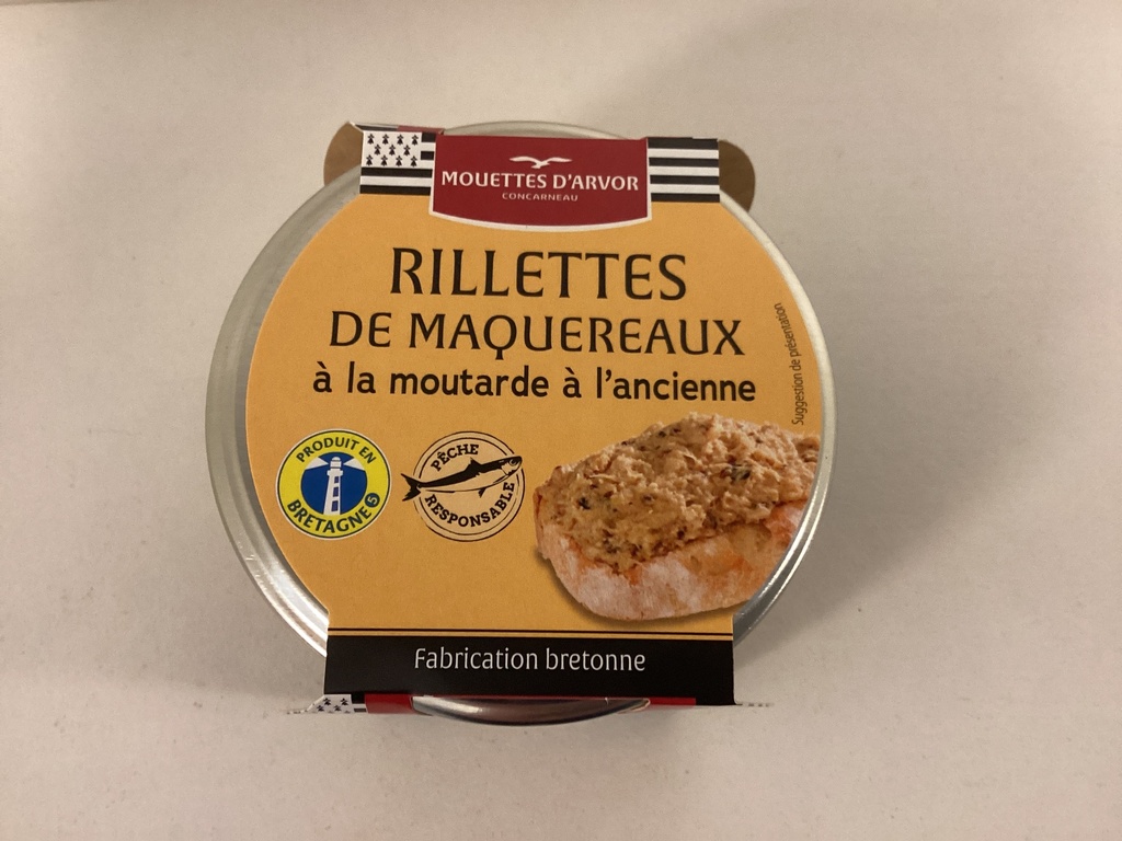 Rillettes de maquereaux à la moutarde à l’ancienne