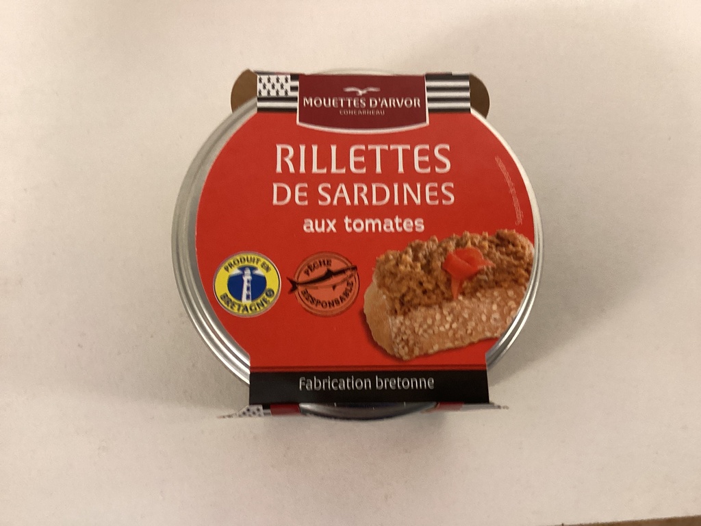 Rillettes de sardines aux tomates