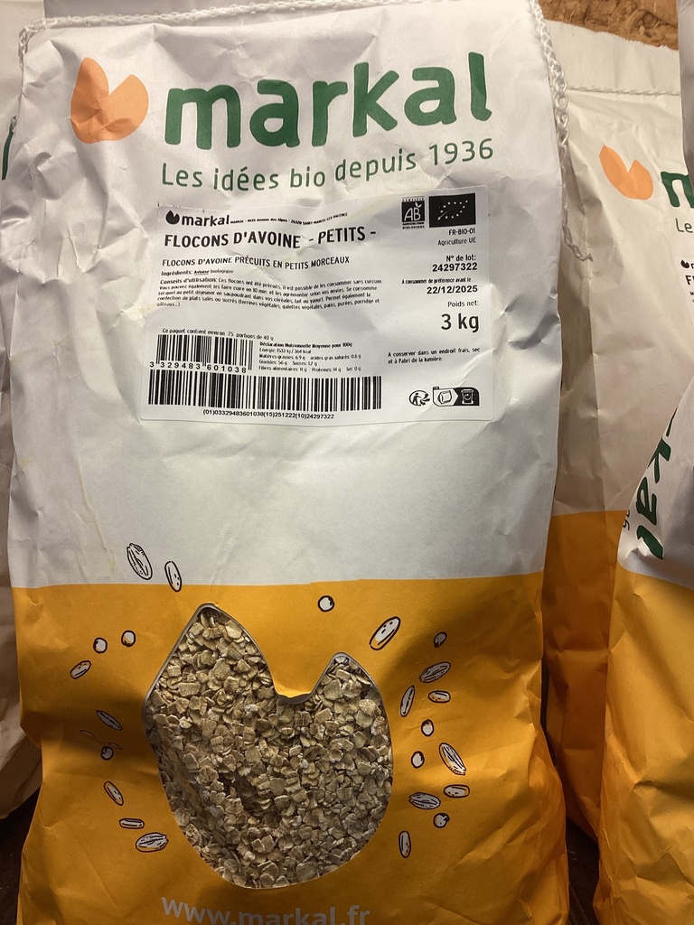 Flocon d’avoine  gros 3kg