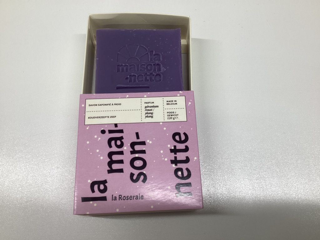 Savon géranium et ylang ylang la maisonnette