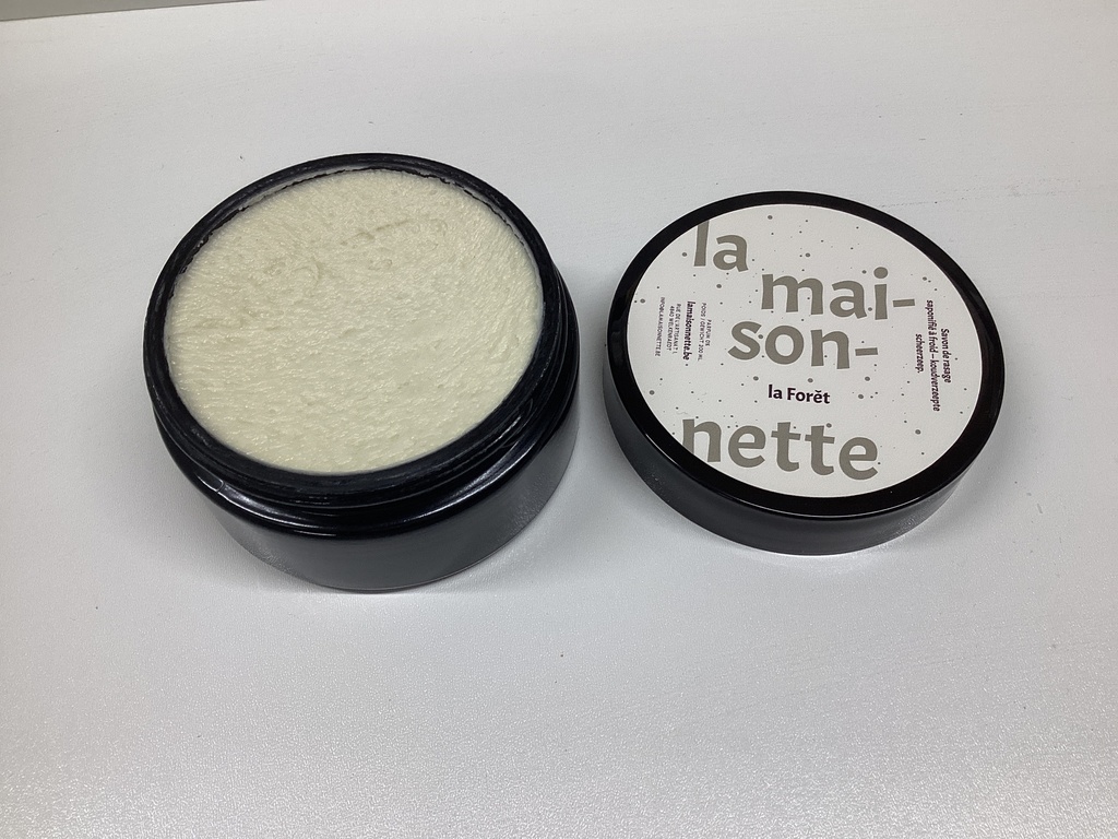 Savon de rasage la forêt la maisonnette