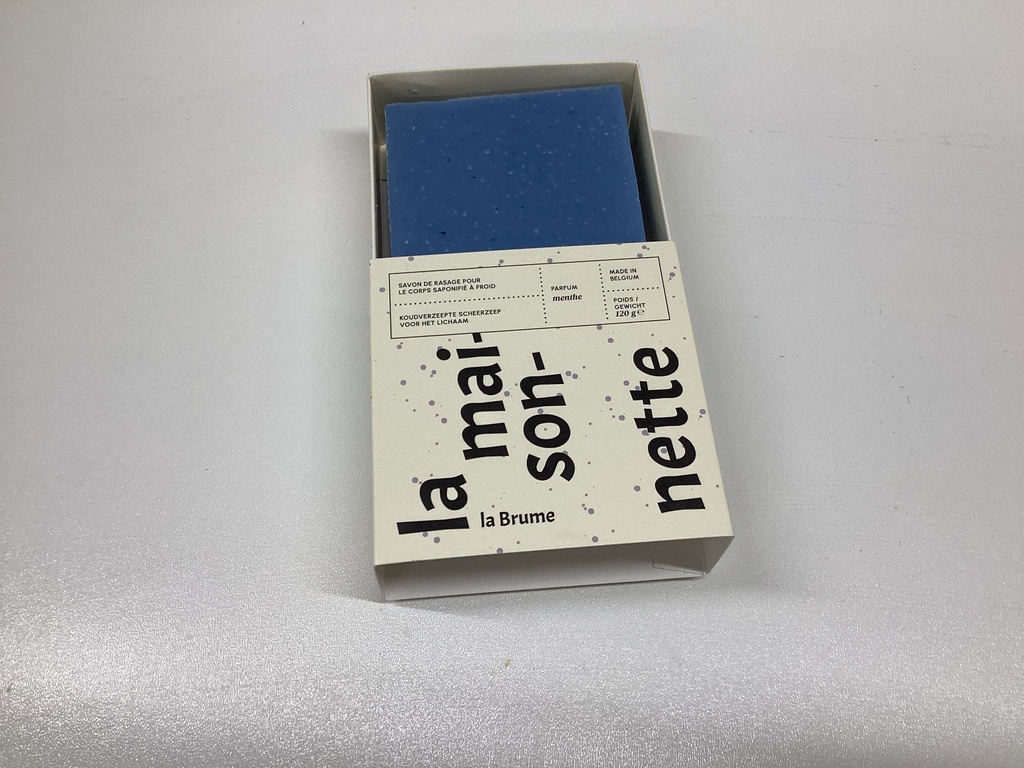 Savon de rasage pour le corps à la menthe la maisonnette