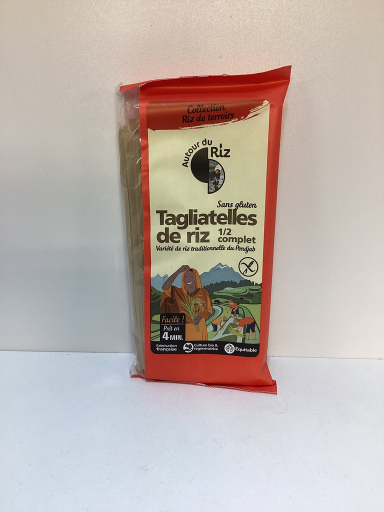 Tagliatelles de riz 1/2 complet sans gluten 400g