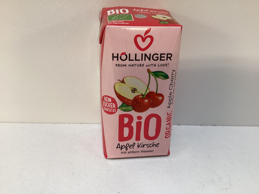 Petit jus 200ml pommes cerises hollinger 