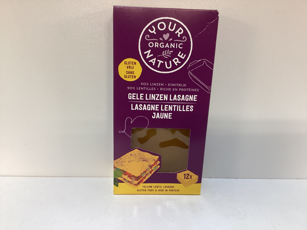 Feuilles lasagnes lentilles jaunes « your organic nature »