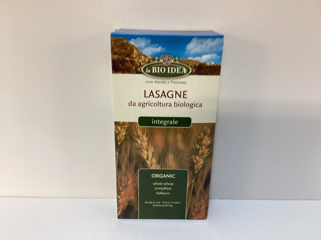 Feuilles de lasagne complètes « la bio idea » 250g