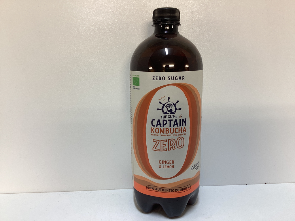 Kombucha zéro 1L ginger lemon