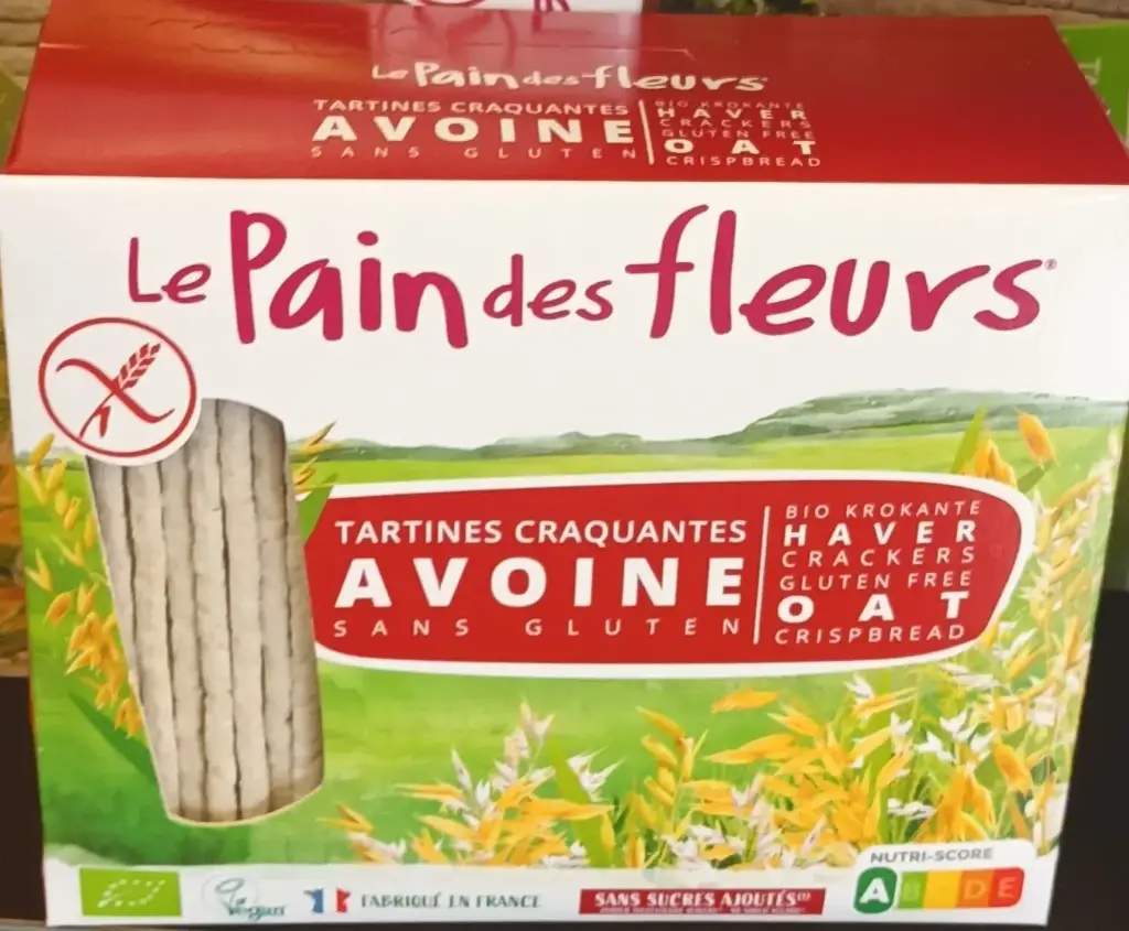 pain de fleurs avoine sans gluten bio 150 g
