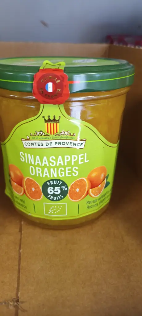 Confiture comtes de Provence oranges