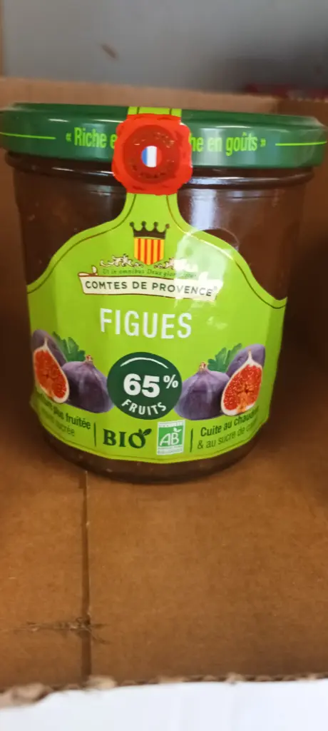 Confiture les comtes de Provence figues