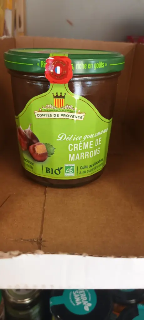 Confiture les comtes de Provence Creme de marrons