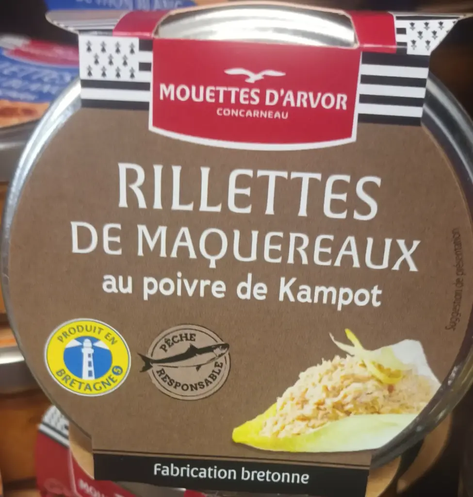 Rillettes de maquereaux au poivre de Kampot