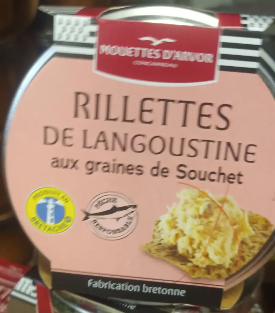 Rillettes de langoustines aux graines de Souchet