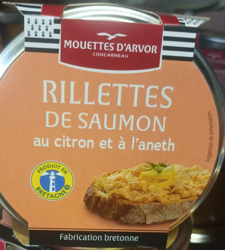 Rillettes de saumon au citron et à l’aneth GONIDEC