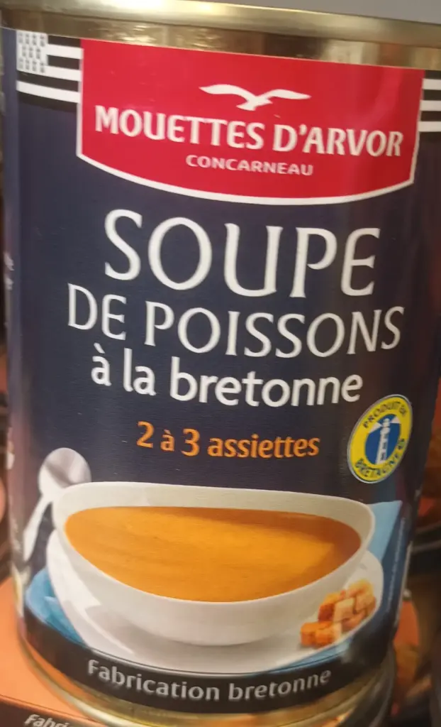 Soupe de poissons à la Bretonne (2 à 3 p) 