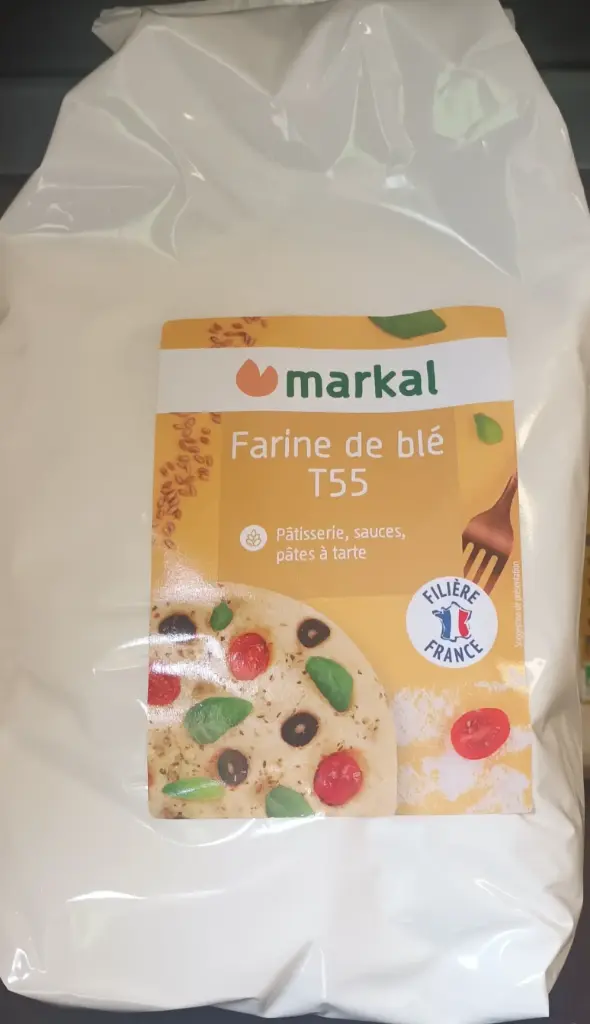 Farine de blé blanche T55 1kg