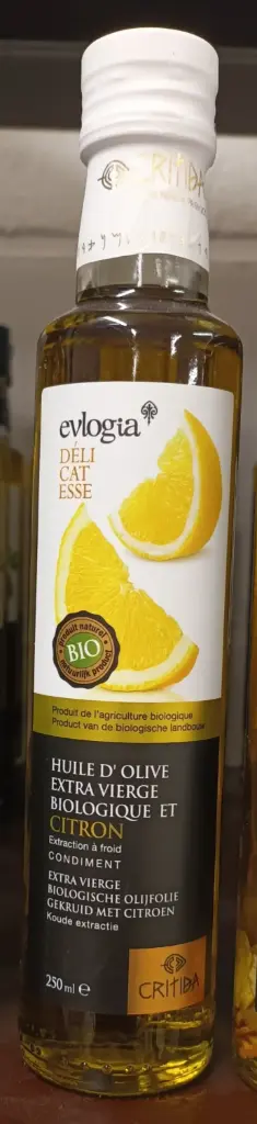 Huile d’olive au citron 250 ml bionaturels    