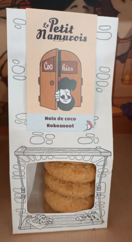 Cookies noix de coco « le petit namurois » 125g   