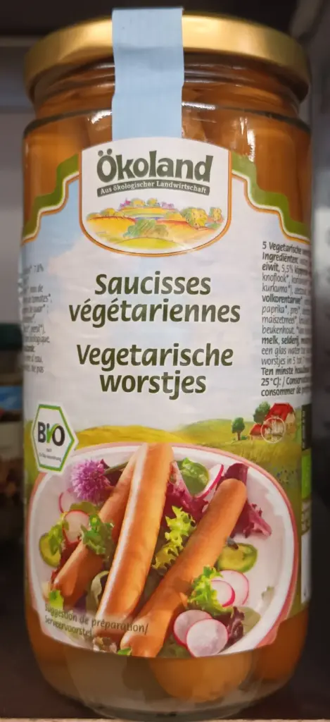 Saucisses végétariennes (bocal)