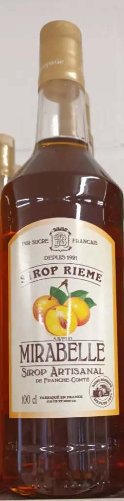 Sirop mirabelle rieme