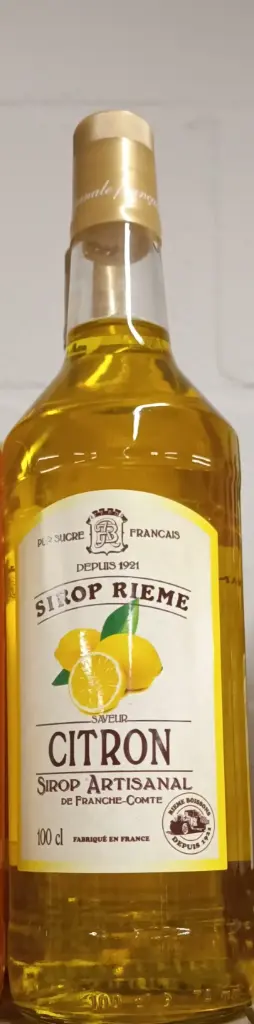 Sirop citron rieme