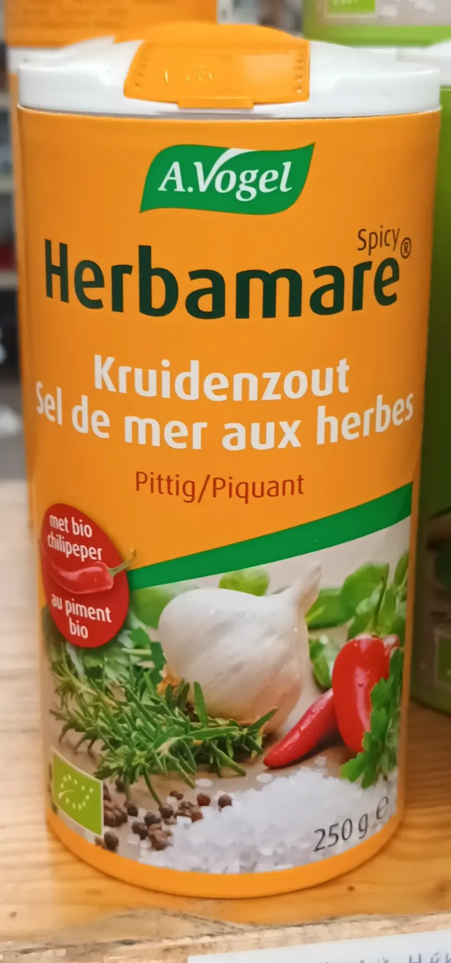 Sel de mer aux herbes piquant 250g E. VOGEL