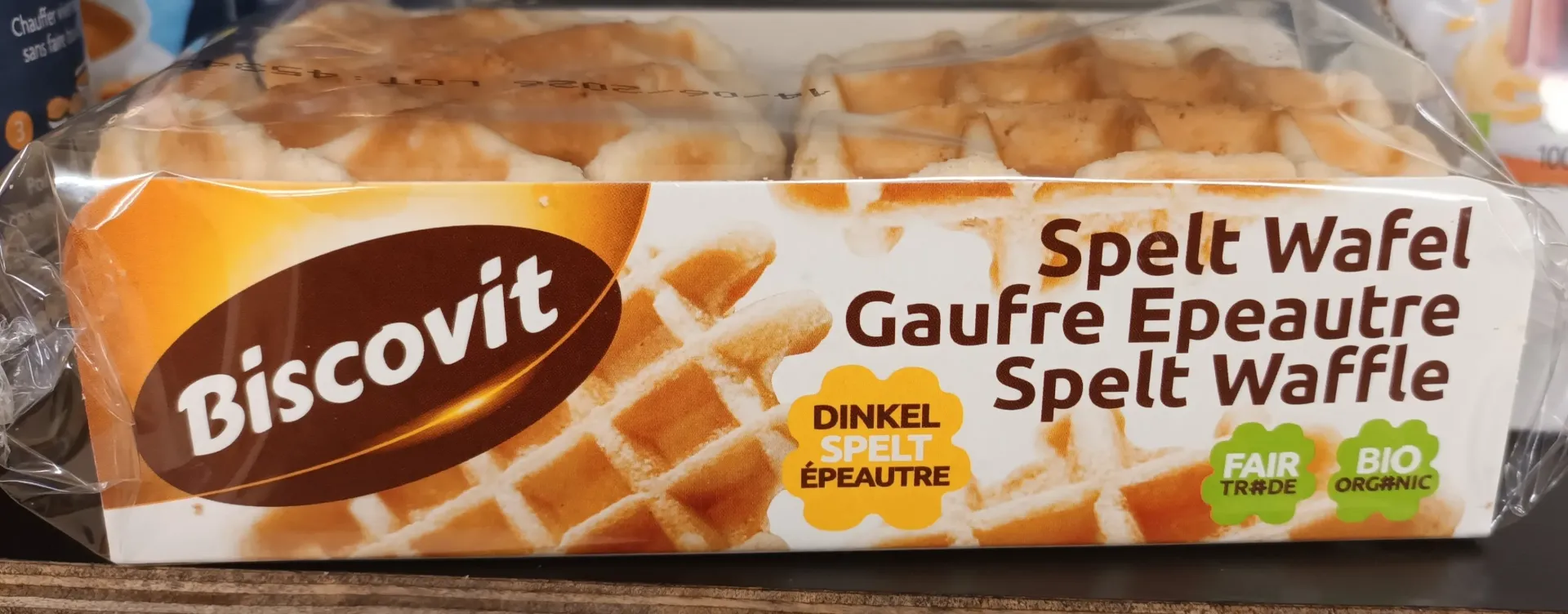 Gaufres à l'épeautre et sucre de canne (6pce)