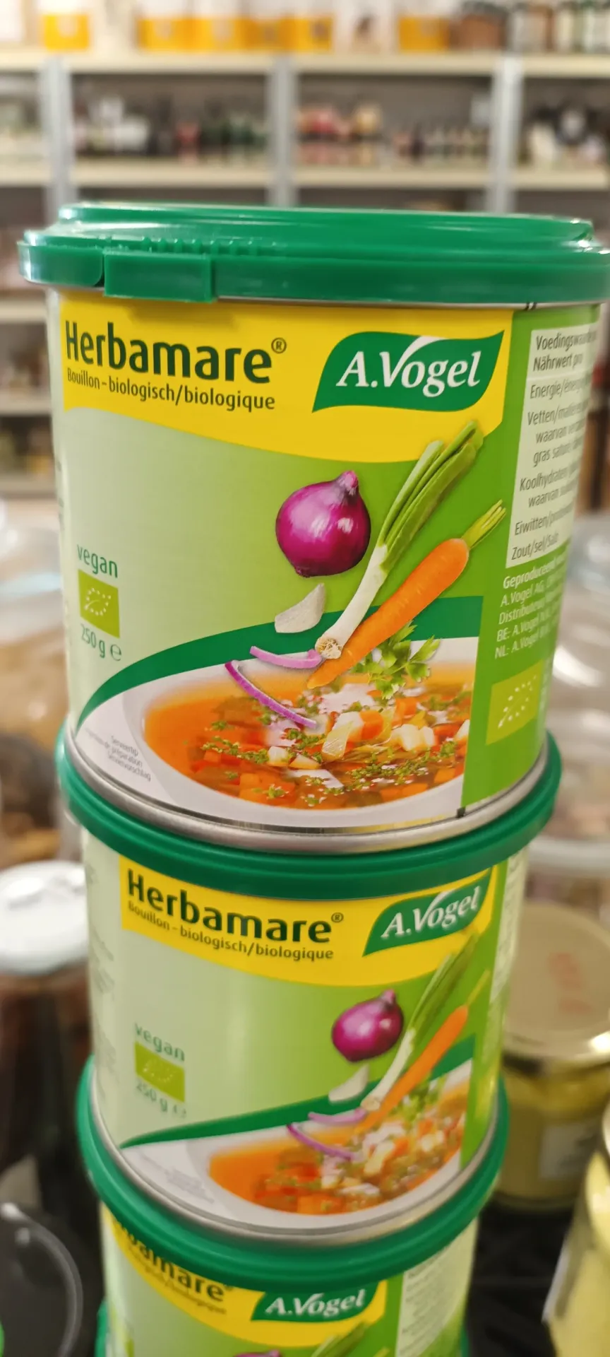 a. vogel herbamare base de bouillon végétal sans gluten bio 250g