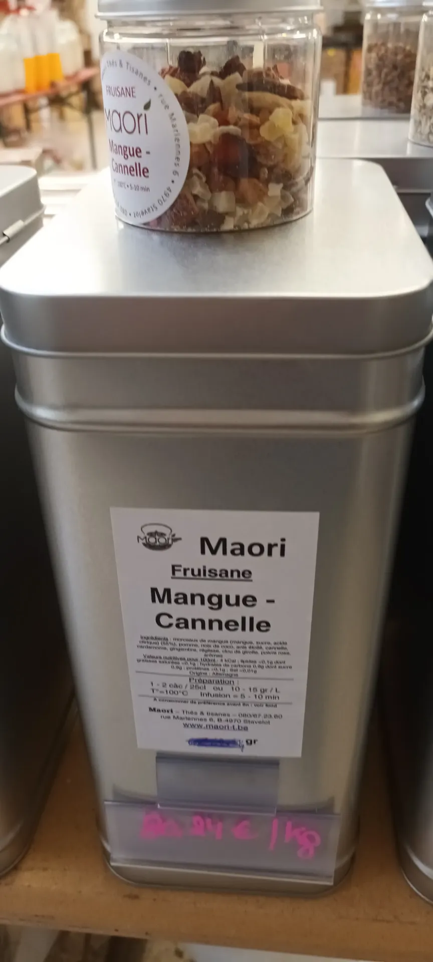 Fruisane mangue cannelle maori