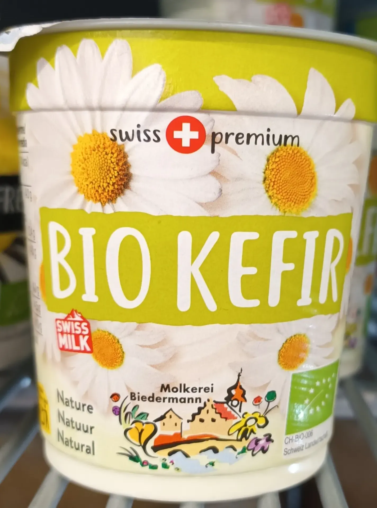 BIEDER kefir nature sans lactose 200g