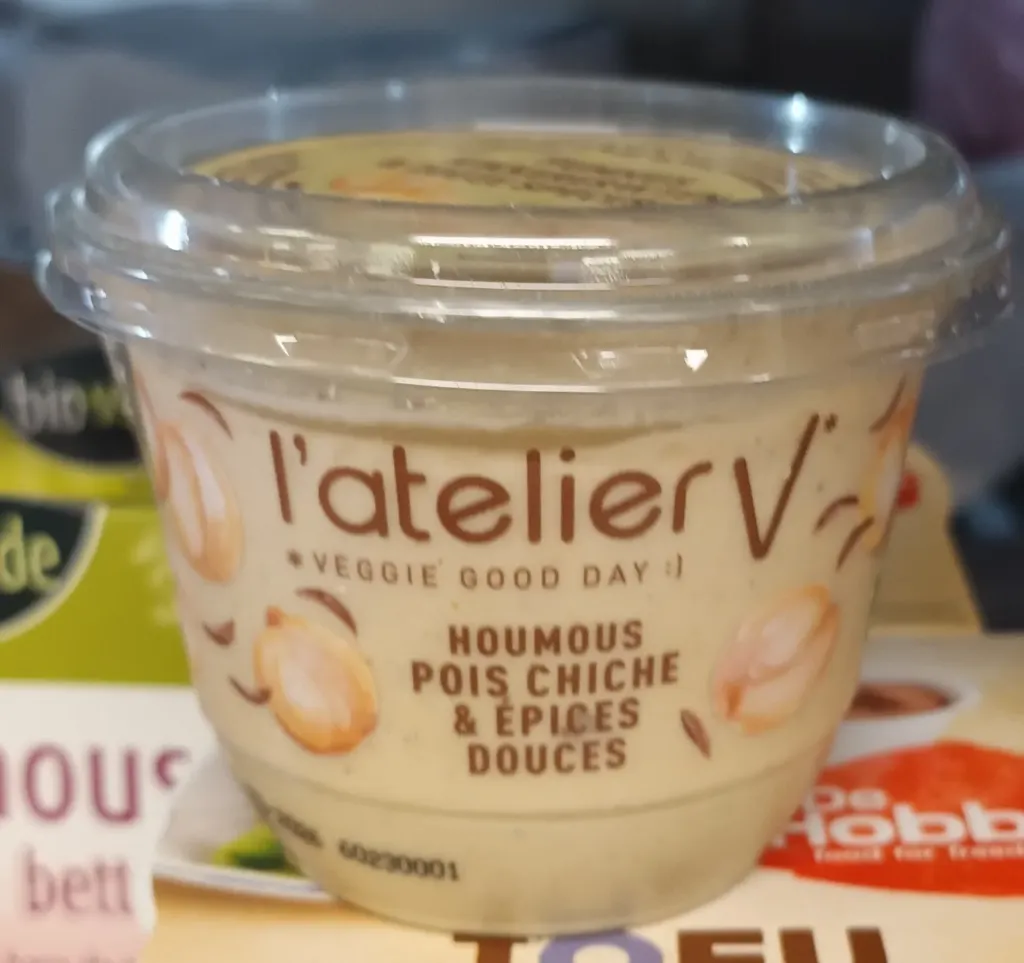 houmous pois chiche 150g ATEL