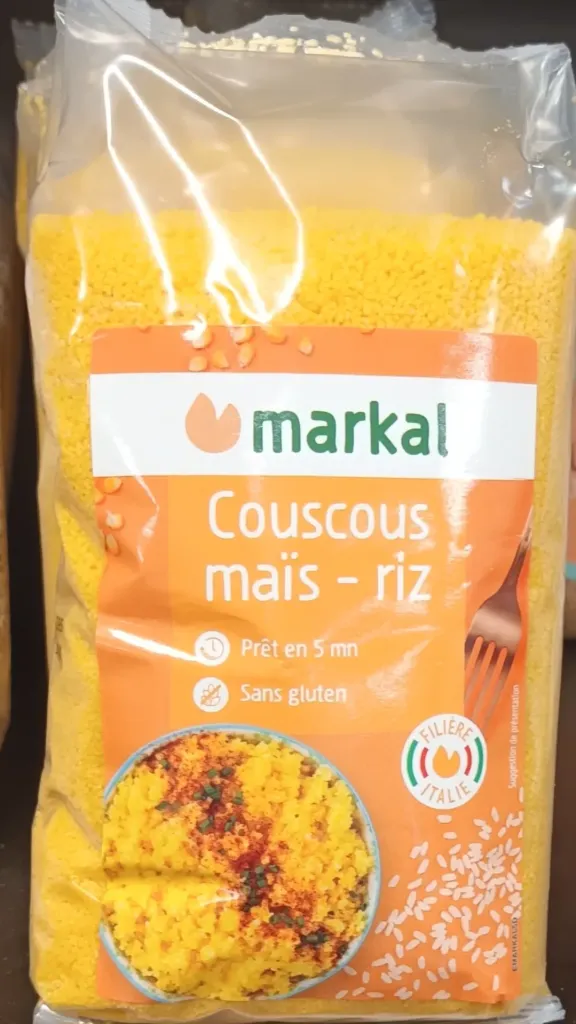 Couscous 70% maïs et 30% riz bio 500g MARKAL